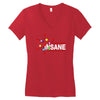 i am not insane inspired by the big bang theory, ideal birthday Women's V-Neck T-Shirt