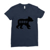 baby bear Ladies Fitted T-Shirt
