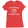 never trust an atom Ladies Fitted T-Shirt