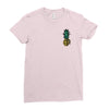 Pineapple Bomb Pocket Ladies Fitted T-Shirt