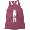 v2 eat sleep computer mouse Racerback Tank