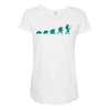 evolution of turtles Maternity Scoop Neck T-shirt
