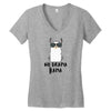 No Drama Llama Women's V-Neck T-Shirt