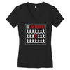 be different Women's V-Neck T-Shirt