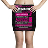 quens are born in march Mini Skirts