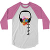 headphone 3/4 Sleeve Shirt