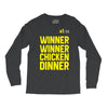 Winner Winner Chicken Dinner Pubg Long Sleeve Shirts