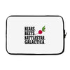 bears beets battlestar galactica Laptop sleeve