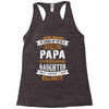 Super Cool Papa Of A Freaking Awesome Daughter Racerback Tank