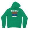 on a scale of one to america how free are you tonight Unisex Hoodie