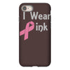 junior's breast cancer awareness i wear pink iPhone 8