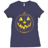 jack o' lantern Ladies Fitted T-Shirt