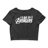 Avengers Silhouette Crop Top