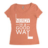 nerdy in a good way 2 Women's Triblend Scoop T-shirt