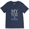 my blood type is alcohol V-Neck Tee