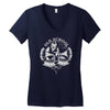 old timey school Women's V-Neck T-Shirt