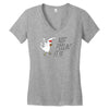 not feelin' it Women's V-Neck T-Shirt