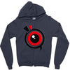 BIRD EYE Zipper Hoodie