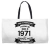 Premium Vintage 1971 Weekender Totes