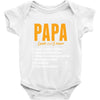 Papa Noun Definition Baby Onesie