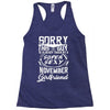 This Guy Is Taken By A Super Sexy November Girlfriend Racerback Tank