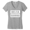 Delta Gamma Women's V-Neck T-Shirt