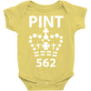 british pint funny Baby Onesie