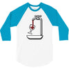 wine 3/4 Sleeve Shirt
