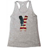 jake paul x american flag Racerback Tank