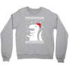 big trex santa ugly christmas Crewneck Sweatshirt