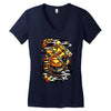 ninja go Women's V-Neck T-Shirt