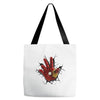 TAKE MY HAND Tote Bags