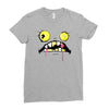 halloween face Ladies Fitted T-Shirt