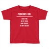 February Girl Toddler T-shirt