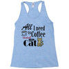 coffee cat Racerback Tank