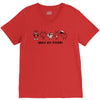 space are friends black V-Neck Tee