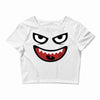 monstre visage Crop Top