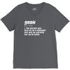 definition of a geek V-Neck Tee
