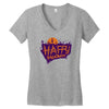 happy halloween 2 Women's V-Neck T-Shirt
