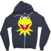 kermit muppets uomo Zipper Hoodie