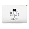 queens are born in august (2) Accessory Pouches