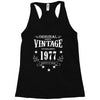 original parts vintage established 1977 perfectly aged Racerback Tank