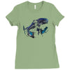 alien terror from deep space Ladies Fitted T-Shirt