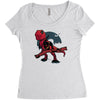 deadrex Women's Triblend Scoop T-shirt
