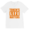 token's life matters V-Neck Tee