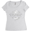 geek life Women's Triblend Scoop T-shirt