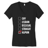 Lgbt Checklist Women's V-Neck T-Shirt