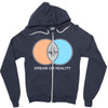 dream or reality Zipper Hoodie