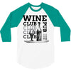 Wine Club 3/4 Sleeve Shirt