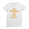 free candy Ladies Fitted T-Shirt